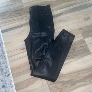 Zara leather pants